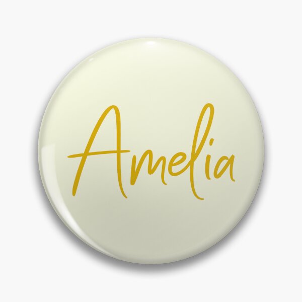 Artikelvorschau, Amelia Name Gold entworfen und verkauft von Jeallan Designs.