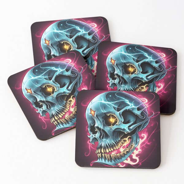 Item preview, Surrealistic Glowing Skull designed and sold by eternalai.
