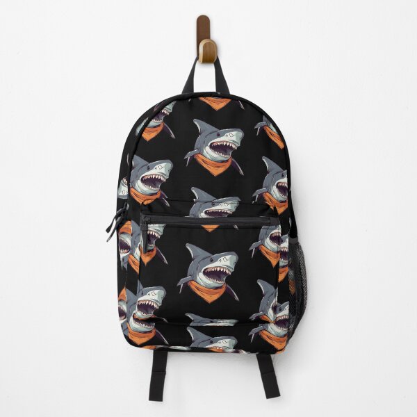 Item preview, Halloween scary shark with bandana designed and sold by in-leggings.