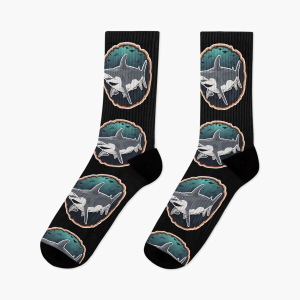Item preview, Halloween terrifying shark designed and sold by in-leggings.