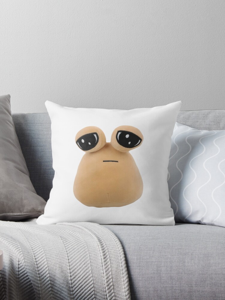 Pou Meme | Throw Pillow