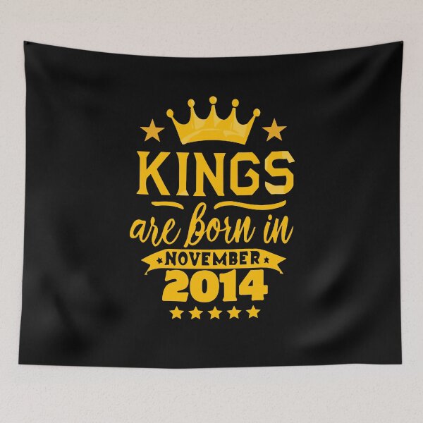 Item preview, Kings Are Born In November 2014 9th Birthday designed and sold by Sofia Rose Design ⭐️⭐️⭐️⭐️⭐️.