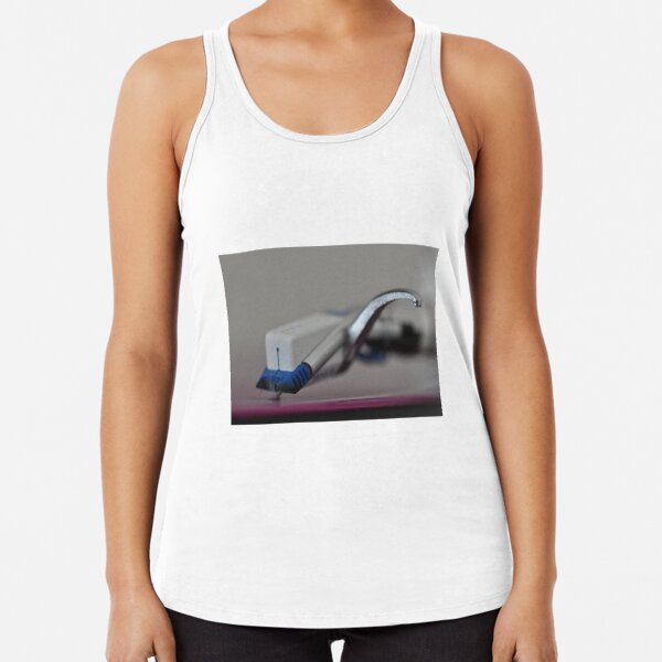 Vinyl rules! Racerback Tank Top