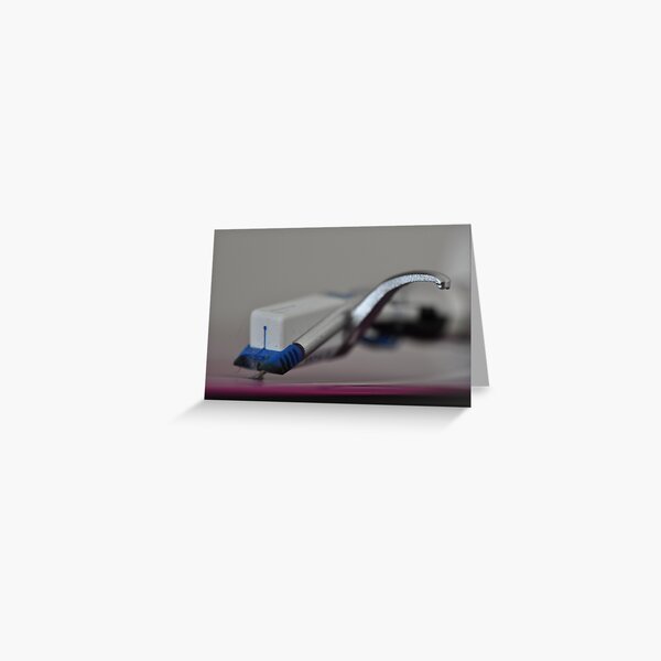 Vinyl rules! Greeting Card
