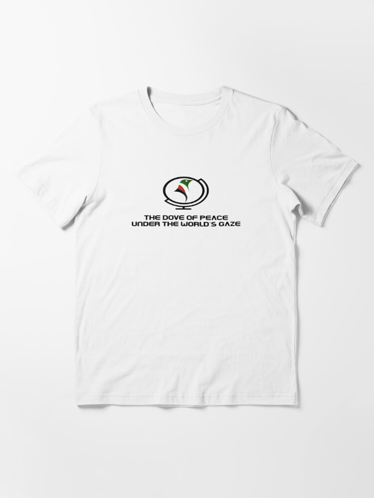 The dove of peace under the world's gaze Palestine | Essential T-Shirt