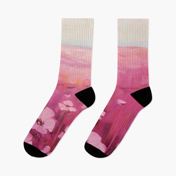 Item preview, Pink field of flowers designed and sold by ManuelAndreas.