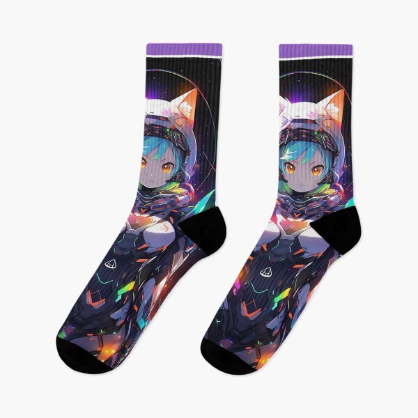 Item preview, Anime Sci-Fi Cat Girl | Quality Anime Girl Artwork | Manga Girl Anime Art designed and sold by AlNoah.