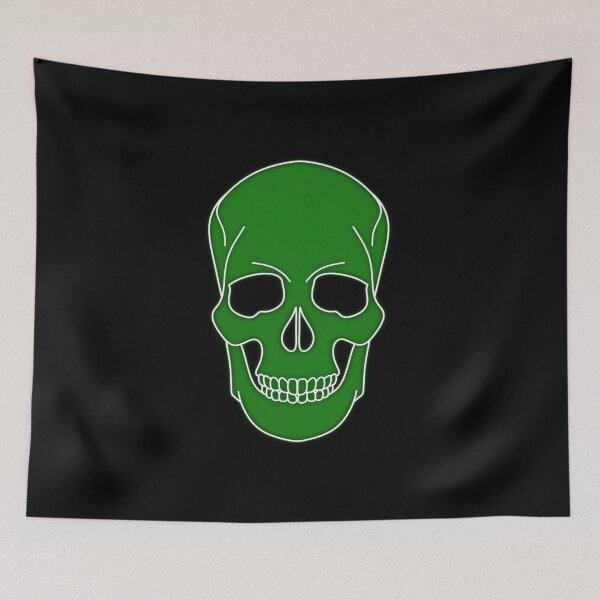 Item preview, Green skull neon designed and sold by PerfectLineArt.