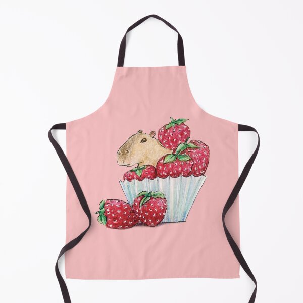 Item preview, Capy Strawberry Cupcake designed and sold by umasharda.