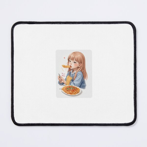 Item preview, Girl eating spaghetti designed and sold by desinganddecor.