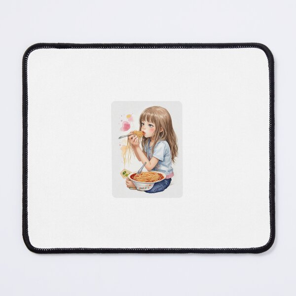 Item preview, Girl eating spaghetti designed and sold by desinganddecor.
