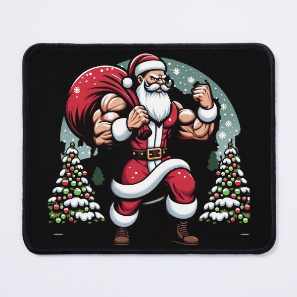 Item preview, Funny Santa Claus Bodybuilder designed and sold by ZbigArt.