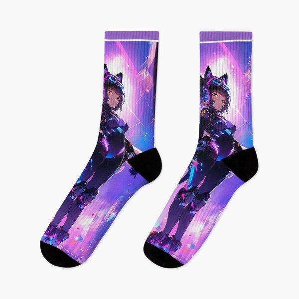Item preview, Anime Sci-Fi Cat Girl | Quality Anime Girl Artwork | Manga Girl Anime Art designed and sold by AlNoah.