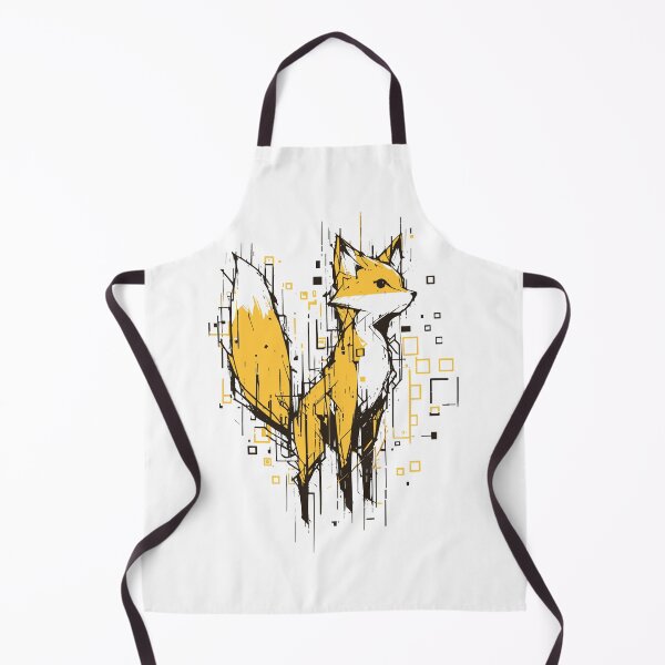 Item preview, Modern cyber fox concept portrait designed and sold by TomFrontierArt.