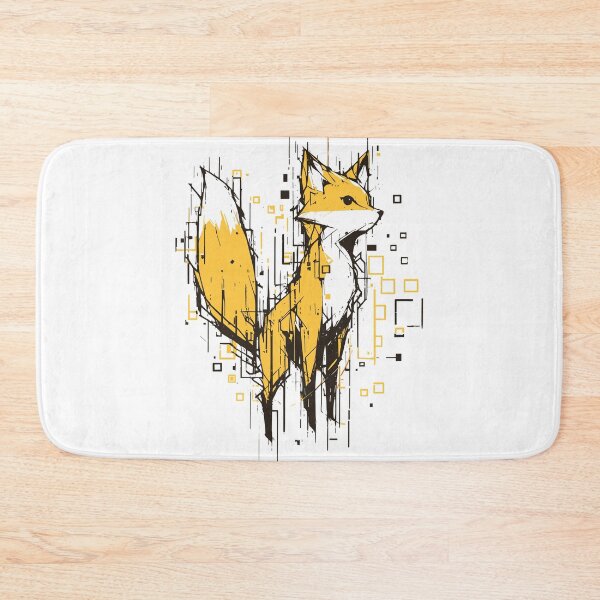 Item preview, Modern cyber fox concept portrait designed and sold by TomFrontierArt.