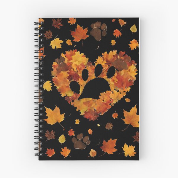 Item preview, Happy Thanksgiving with a dog paw print in my fall heart, 2025 Thanksgiving Day designed and sold by TreetopStudios.