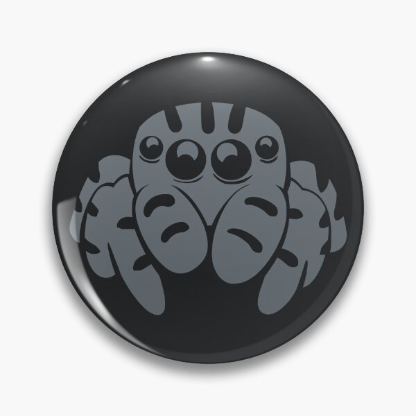 Item preview, Jumping spider, naturally born cuter in grey ink designed and sold by martodesign.