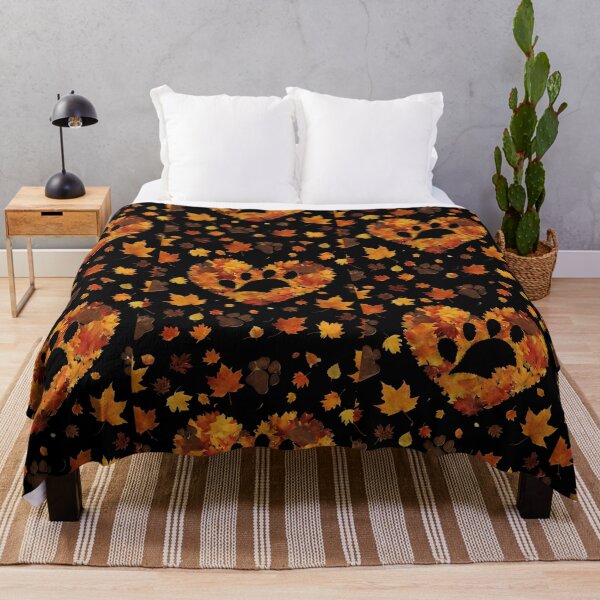 Item preview, Happy Thanksgiving with a dog paw print in my fall heart, 2025 Thanksgiving Day designed and sold by TreetopStudios.