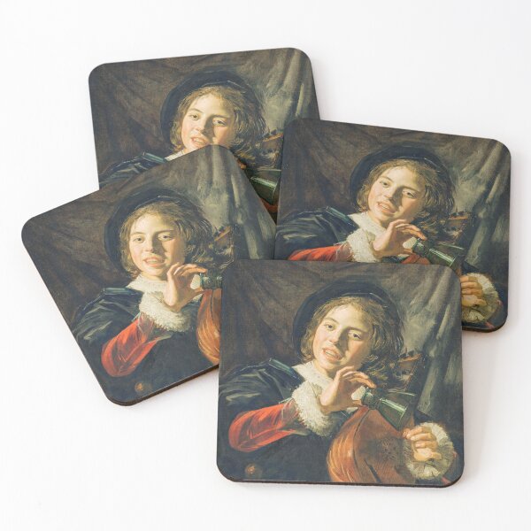Item preview, Boy with Lute - Vintage Frans Hals Painting designed and sold by TheSoulOfArt.