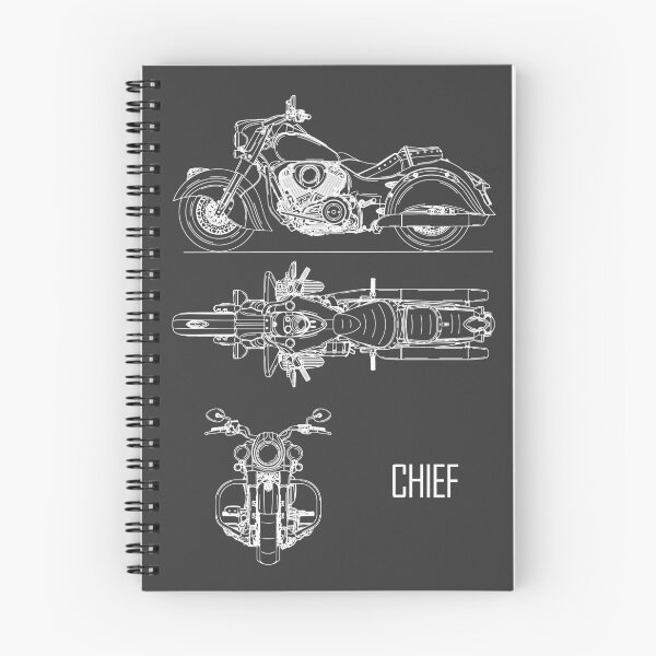 Item preview, The Chief Motorcycle Blueprint designed and sold by rogue-design.