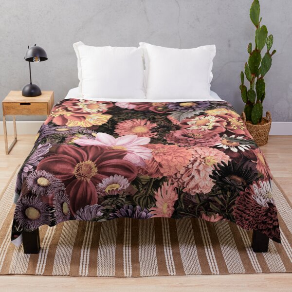 Item preview, Sepia  Autumnal Dark Mystic Flower Garden Nightgarden designed and sold by UtArt.