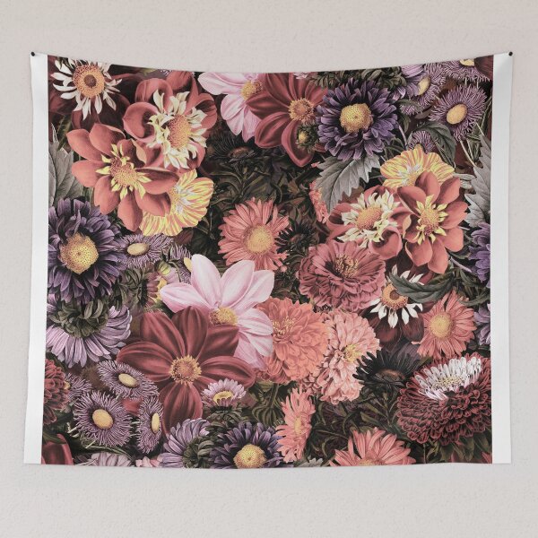 Item preview, Sepia  Autumnal Dark Mystic Flower Garden Nightgarden designed and sold by UtArt.