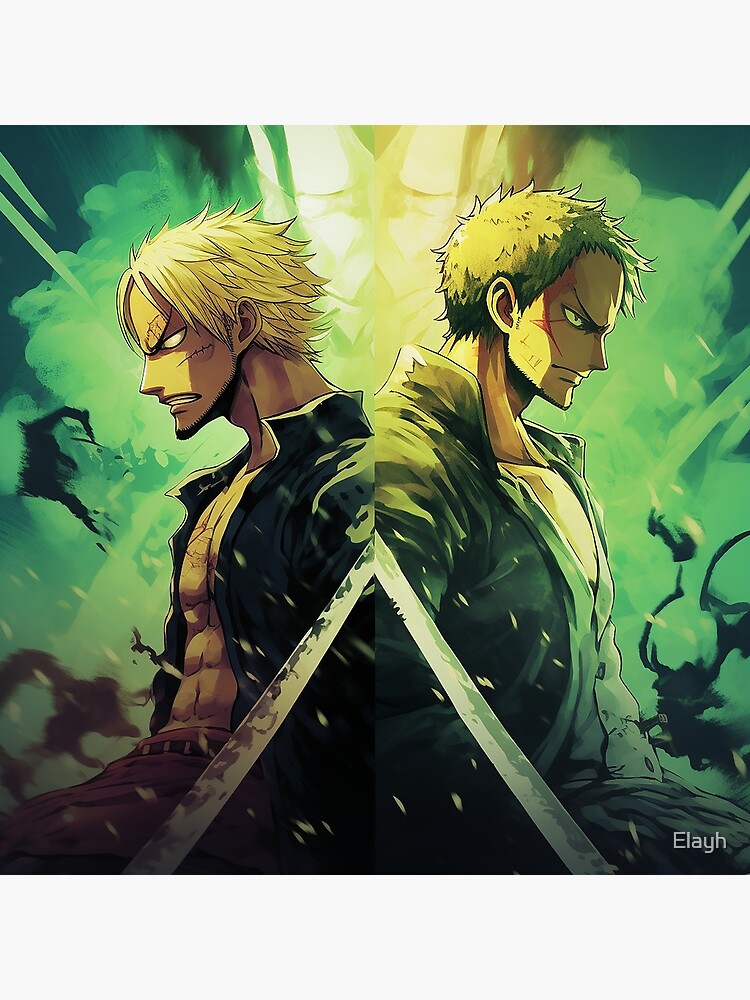 Luffy Zoro Sanji WANTED 3D Poster