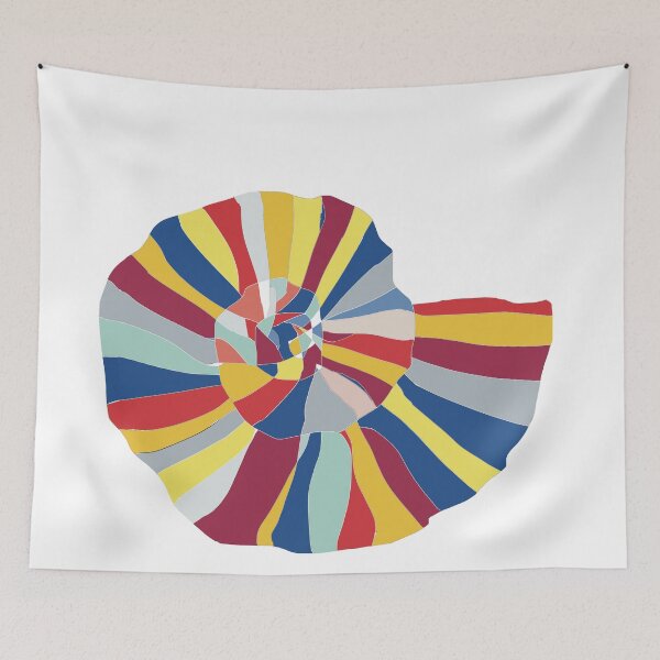 Item preview, Seashell Wall Art – Abstract Coastal Line Drawing No.2 designed and sold by iampaulmorris.