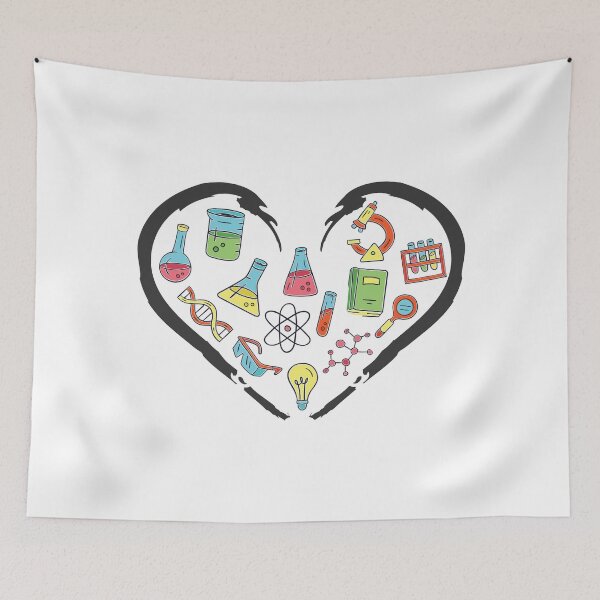 Item preview, I love Science and Physics designed and sold by HandicraftArt.