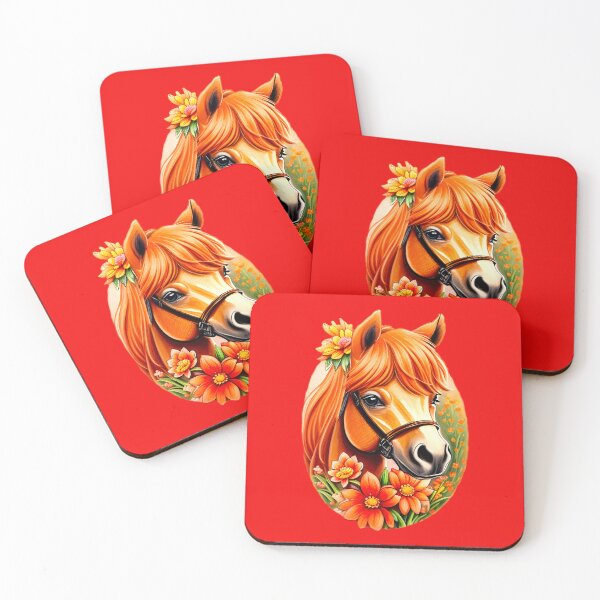 Item preview, A Pretty Little Pony with Flowers designed and sold by LoneAngel.