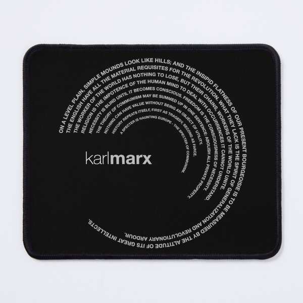 Item preview, Karl Marx famous quotes poster [silver] designed and sold by CMYKStudio.