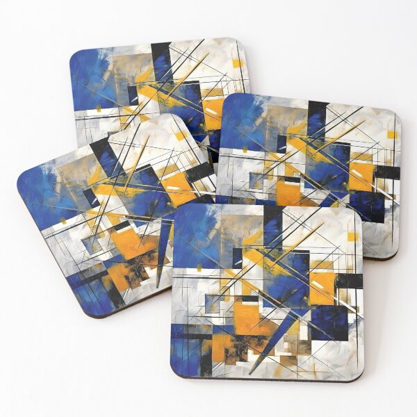 Item preview, Abstract, colorful, geometric art designed and sold by ManuelAndreas.