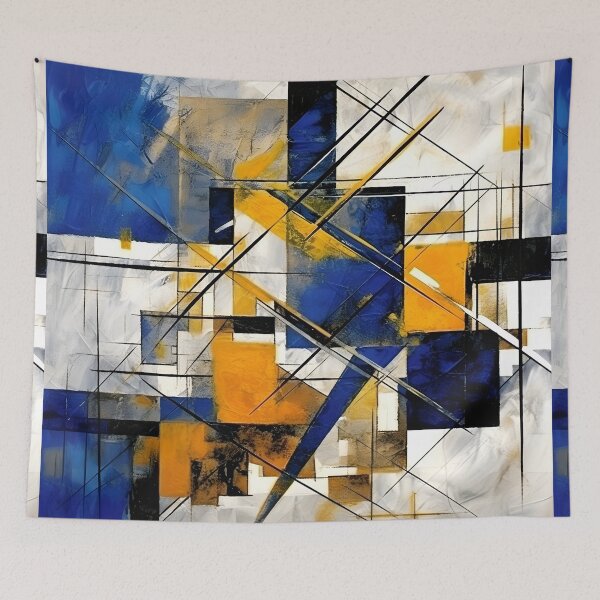 Item preview, Abstract, colorful, geometric art designed and sold by ManuelAndreas.