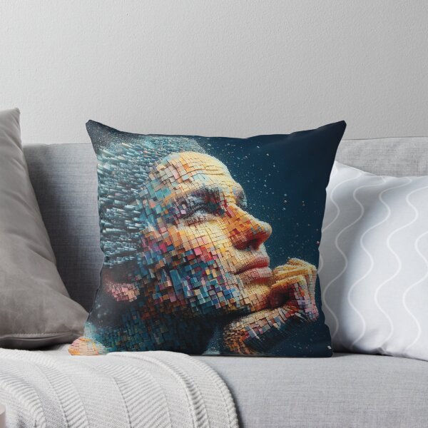Item preview, Daydreaming. Portrait made up of 3D Shapes designed and sold by AtithasosTragos.