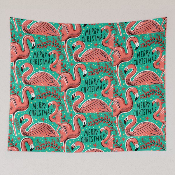 Item preview, flamingo christmas lover pattern designed and sold by The  Knick Knack Nook.