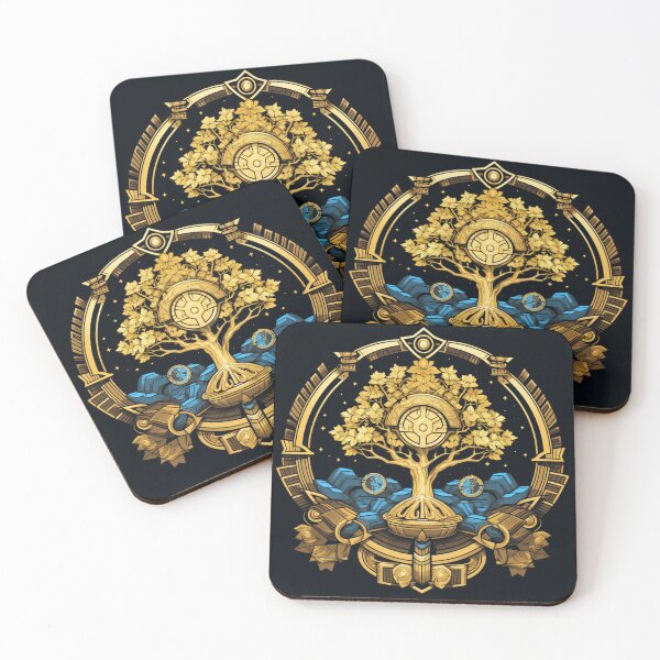 Item preview, Gold Tree Logo Empower Success Emblem designed and sold by GrinGalore.