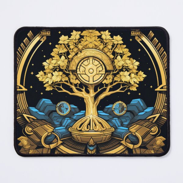 Item preview, Gold Tree Logo Empower Success Emblem designed and sold by GrinGalore.