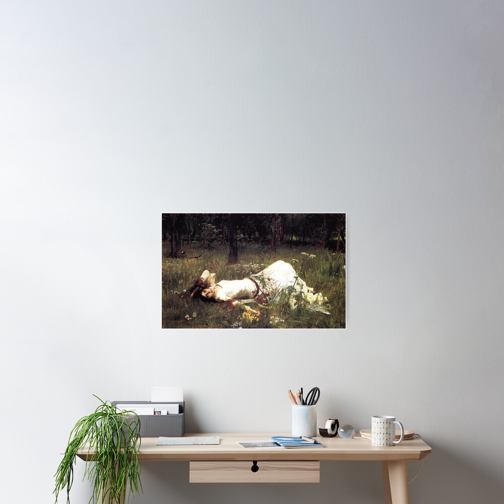 Ophelia John William Waterhouse Fine Art Print//Poster