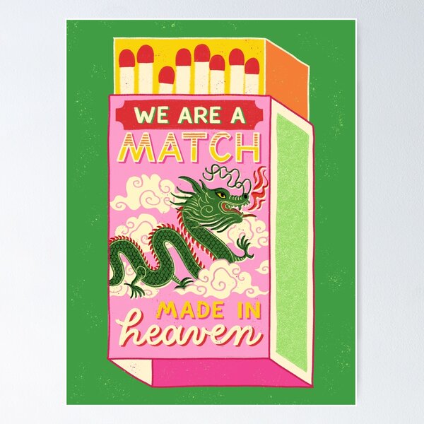 Item preview, We Are a Match Made in Heaven designed and sold by uellaaa.