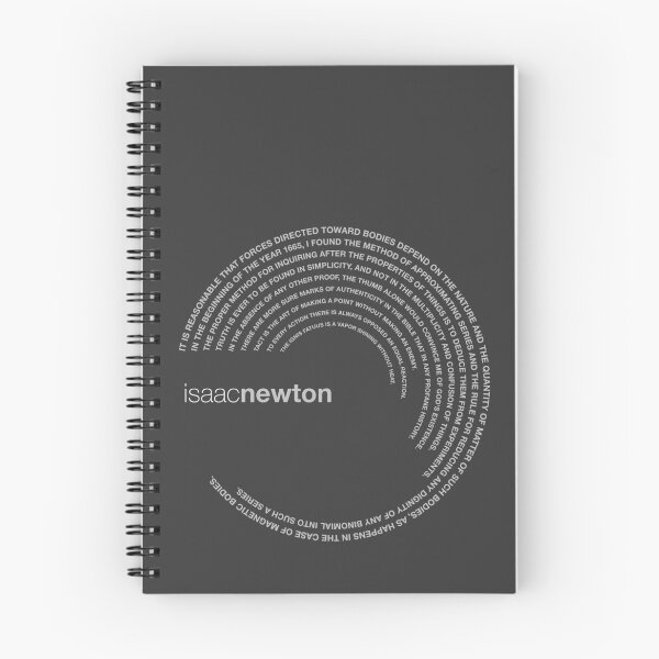 Item preview, Isaac Newton famous quotes poster [silver] designed and sold by CMYKStudio.