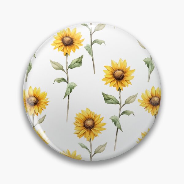 Item preview, Patrón calmante de girasol designed and sold by SamDoesDesign.