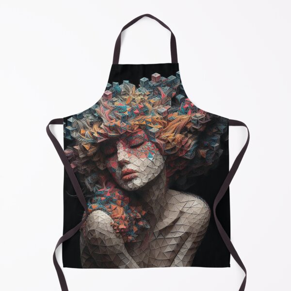 Item preview, Daydreaming. Portrait made up of 3D Shapes designed and sold by AtithasosTragos.