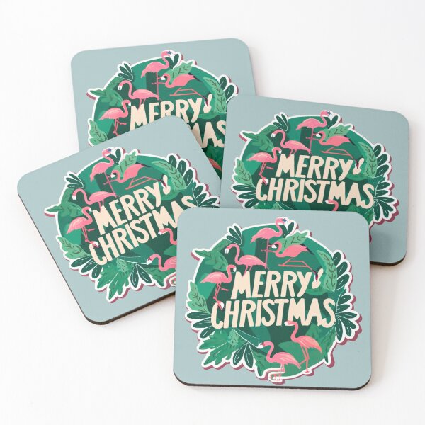 Item preview, flamingo christmas for enthusiasts designed and sold by The  Knick Knack Nook.