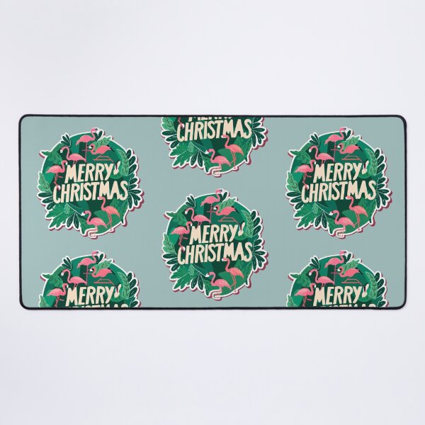 Item preview, flamingo christmas for enthusiasts designed and sold by The  Knick Knack Nook.