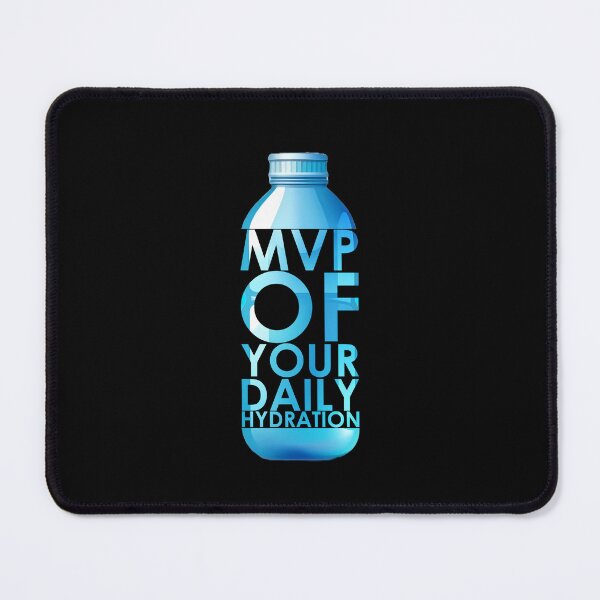 Item preview, ""Water: the real MVP of your daily hydration game"" (Black) designed and sold by TyxShop.
