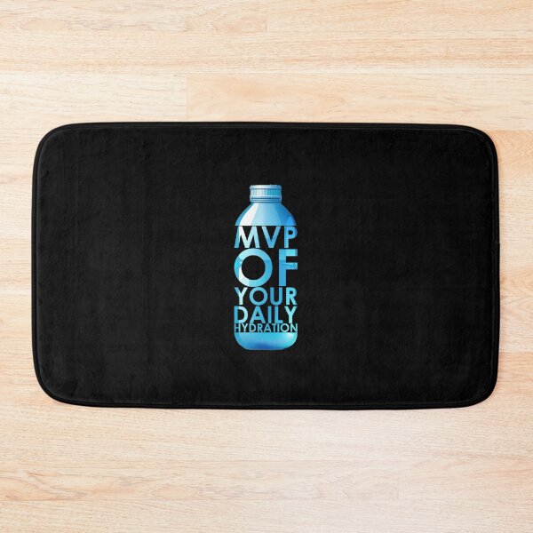 Item preview, ""Water: the real MVP of your daily hydration game"" (Black) designed and sold by TyxShop.