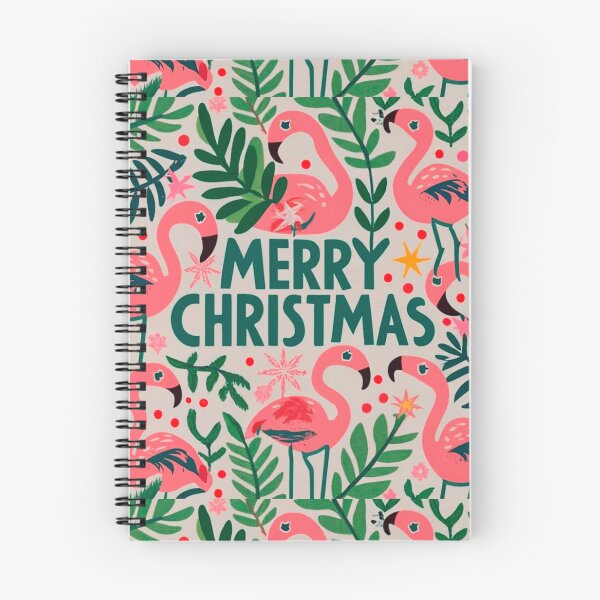 Artikelvorschau, für Flamingo-Weihnachtsliebhaber entworfen und verkauft von The Knick Knack Nook.