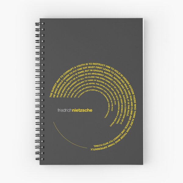 Item preview, Friedrich Nietzsche famous quotes poster [gold] designed and sold by CMYKStudio.