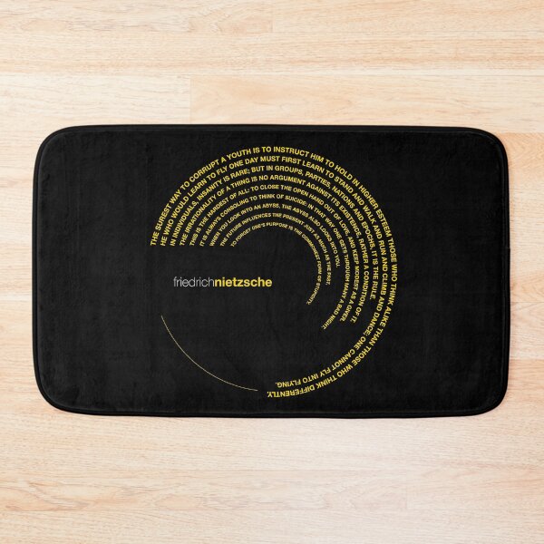 Item preview, Friedrich Nietzsche famous quotes poster [gold] designed and sold by CMYKStudio.
