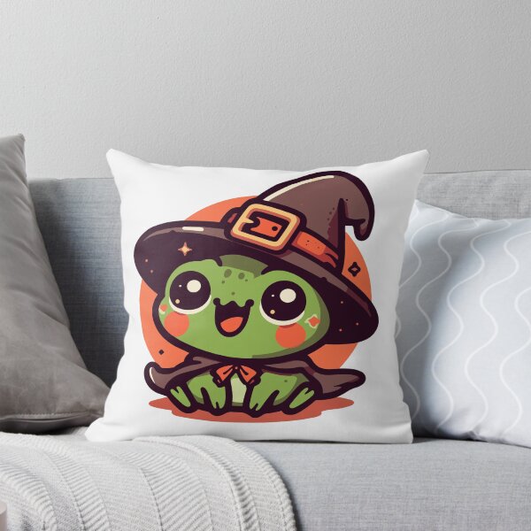 Artikelvorschau, Kawaii Hexenfrosch entworfen und verkauft von TomFrontierArt.